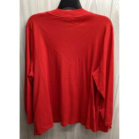 ISAAC MIZRAHI Women's (Size 3X) Open Front‎ Cardigan & Built In Cami Cotton - Picture 2 of 4